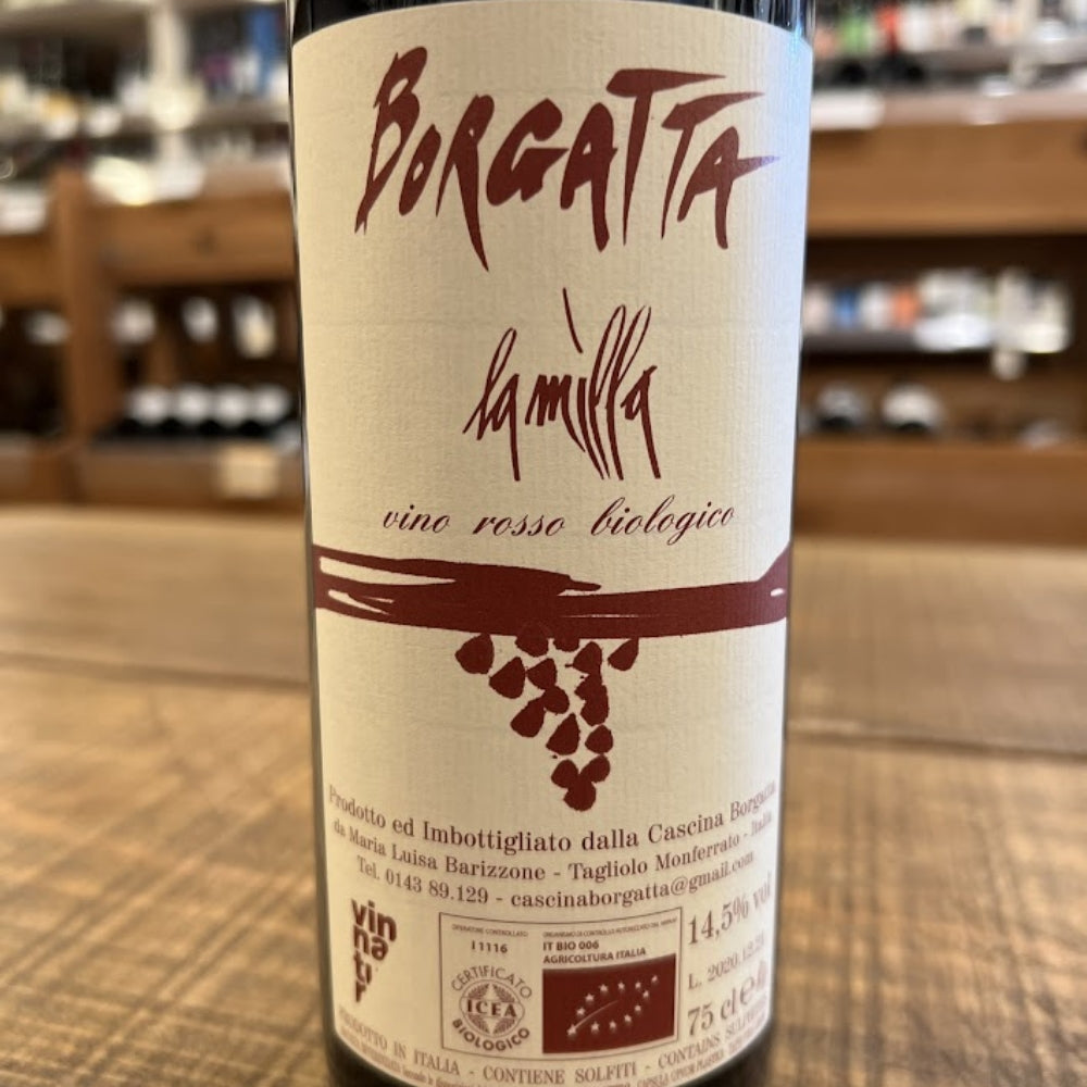 カッシーナ・ボルガッタ(Cascina Borgatta) ラ・ミッラ(La Milla Vino Rosso Biologico)