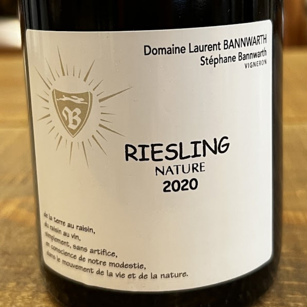 ドメーヌ・ローラン・バンワルト（Domaine Laurent Bannwarth） リースリング ナチュール 2020（Riesling Nature 2020）
