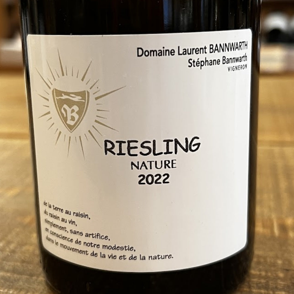ドメーヌ・ローラン・バンワルト（Domaine Laurent Bannwarth） リースリング ナチュール 2022（Riesling Nature 2022）