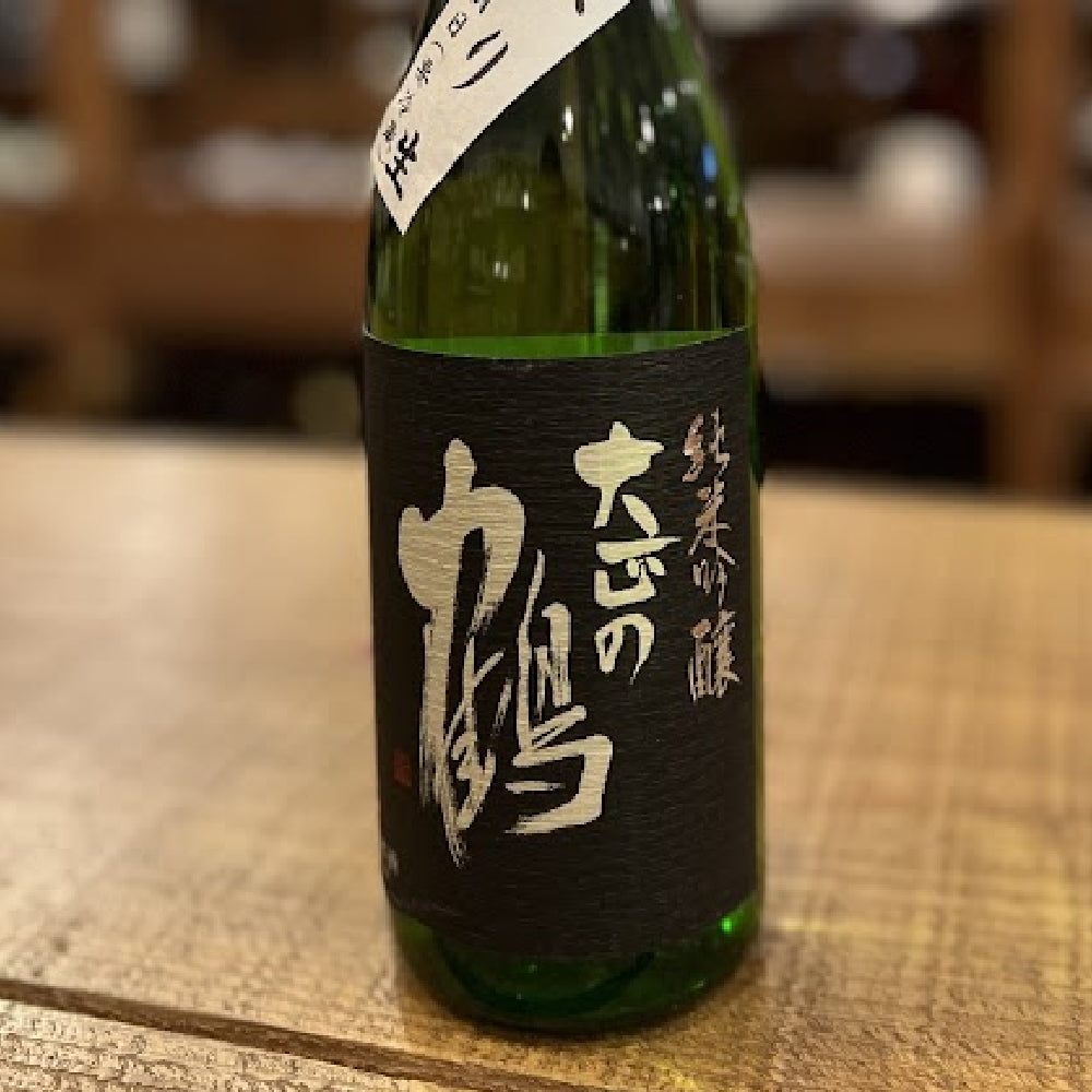 落酒造 大正の鶴 限定中取り生 仕込み三号 純米吟醸 無ろ過生原酒
