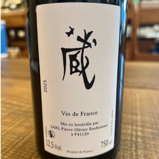 ピエール＝オリヴィエ・ボノーム（Pierre-Olivier Bonhomme） 蔵 ルージュ（KURA Rouge）2025 Vin de France
