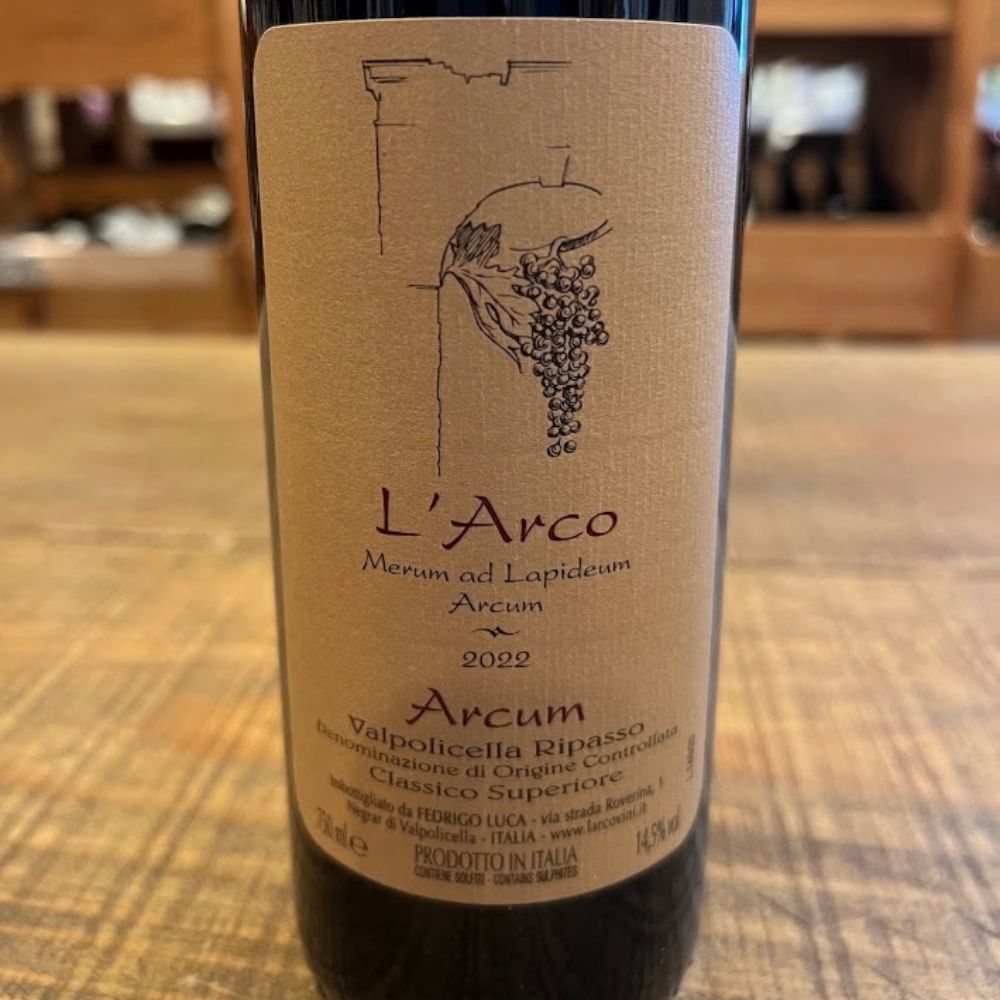 ラルコ（L'Arco） ヴァルポリチェッラ・リパッソ・クラシコ・スペリオーレ 2022（Arcum Valpolicella Ripasso Classico Superiore 2022）